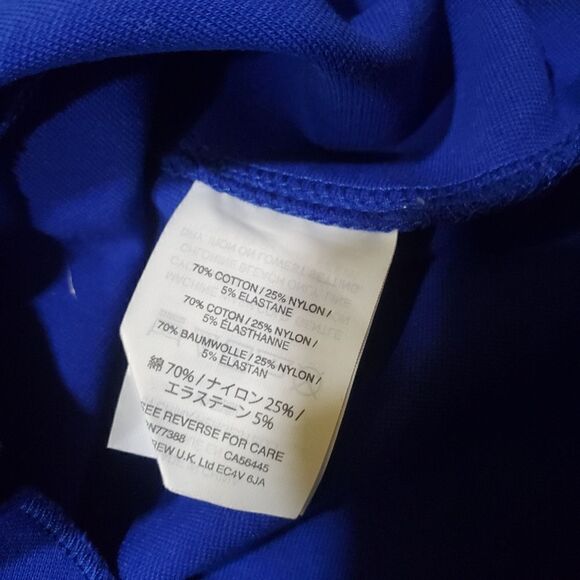 J crew top womens size medium blue structured flutter hem sleeveless blouse - Picture 12 of 13